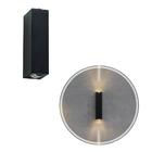 Arandela Nordecor Mitel 6w Led Bivolt Preto 3000k Luz Amarela