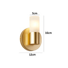 Arandela Nordecor Neal G9 Bivolt Dourado Fosco 2448