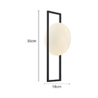 Arandela Nordecor Rony 5w Led Bivolt Preto