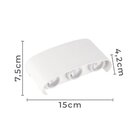 Arandela Nordecor Yori 3 6w Led Bivolt Branco 3000k