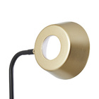 Arandela Nordecor Zavi 7w Led Bivolt Ouro Fosco/preto