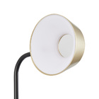 Arandela Nordecor Zavi 7w Led Bivolt Ouro Fosco/preto