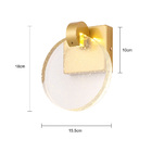 Arandela Nordecor Zoe 2591 Led Dourada Bivolt