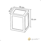 Arandela Opus com LED Integrado Branco Frio Bivolt HM-34997