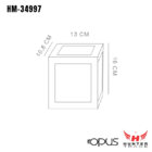 Arandela Opus com LED Integrado Branco Frio Bivolt HM-34997