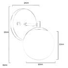 Arandela Orby Bolinha Branco Maravilhoso