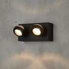 Arandela Oto Preto E Rose Gold Led 10w 3000k Bivolt Kw007 Bel