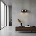 Arandela Oto Preto E Rose Gold Led 10w 3000k Bivolt Kw007 Bel