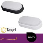 Arandela Oval Flat Led 8w Ip65 Demi 6500k - Luz Branca - Bran