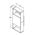 Arandela Para 1 Lâmpada Ayla Bella Itália Branco