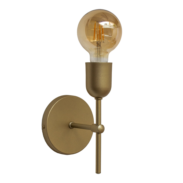 Arandela Parede Cabeceira Quarto E Lavabo Champagne Fosco