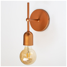 Arandela Parede Cabeceira Quarto E Lavabo Cobre Fosco