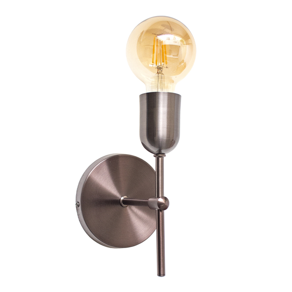 Arandela Parede Cabeceira Quarto E Lavabo Grafite