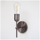 Arandela Parede Cabeceira Quarto E Lavabo Grafite