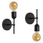 Arandela Parede Cabeceira Quarto E Lavabo Preto