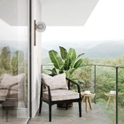 Arandela Parede-linha Netuno Cor: Imbuia