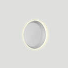 Arandela Parede Lua 14cm Led 5w - Branca - Branco Frio
