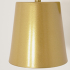 Arandela Parede Luminária Balde Moderna Cama Quarto Dourado