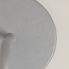 Arandela Parede Luminária Globo Vidro Pendente Lavabo Prata