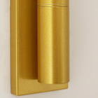 Arandela Parede Luminária Tubo 1 Difusor Sala Lavabo Dourado