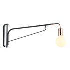 Arandela Parede Metal 1xe27 40w 62,3x4x25 Cobre Ar1248