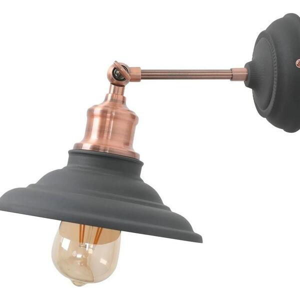 Arandela Parede Vega 1Xe27 40W Preto QAR1483PT