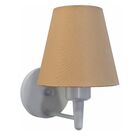 Arandela Parede Vivare Md-2004 Cinza Cúpula Em Tecido - Bivol