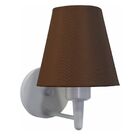 Arandela Parede Vivare Md-2004 Cinza Cúpula Em Tecido - Bivol