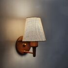 Arandela Parede Vivare Md-2004 Cobre Cúpula Em Tecido - Bivol