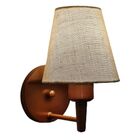 Arandela Parede Vivare Md-2004 Cobre Cúpula Em Tecido - Bivol