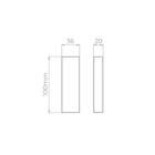 Arandela Parede Wall Mini 5w 20lm 3000k 4° 4° Sth9732pto