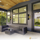 Arandela Parma 886/2 Preto C/ Dourado-lixado