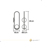 Arandela Pendulo 777/1 Cobre-fosco