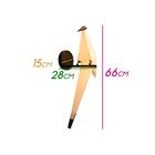 Arandela Perch Bird Pássaro Origami Preto Led 6w St1760