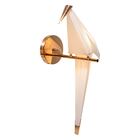 Arandela Perch Bird Pássaro Origami Rose Gold Led 6w St1760