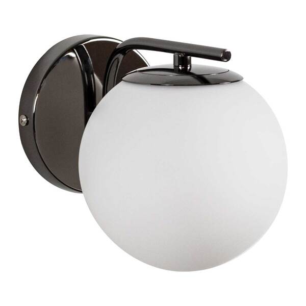 Arandela Petit Poá Cromo Negro E Branco Sq005q Bella P/ E27 S