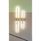 Arandela Plafon Bella Tec Dourado 60x2cm 10w 3000k 620lm Gd01