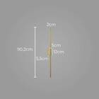 Arandela Plafon Bella Tec Dourado 90x2cm 15w 3000k 980lm Gd01