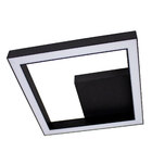 Arandela Plafon Fit Led 25w 28x28cm 3000k Aluminio Preto St12