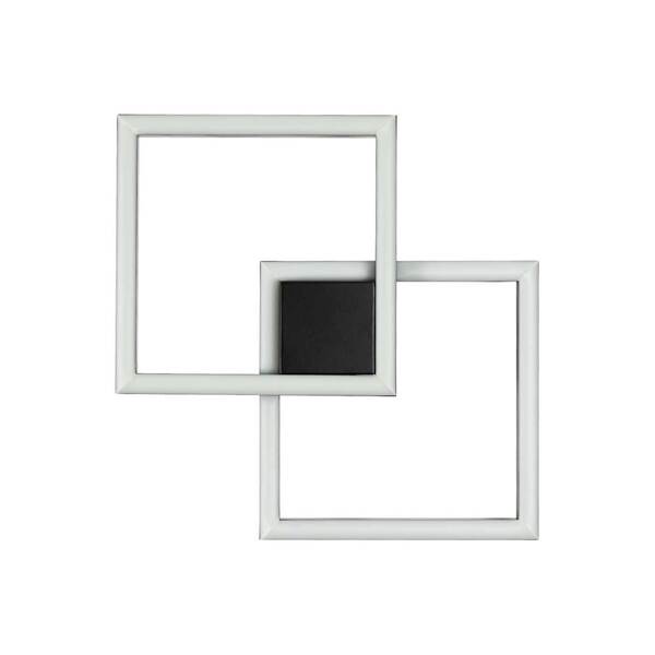 Arandela Plafon Tec Preto Led 45w 3000k Bella Gdd010 St2479