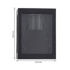 Arandela Plástico Injetado Preto IP40 E27 Dital