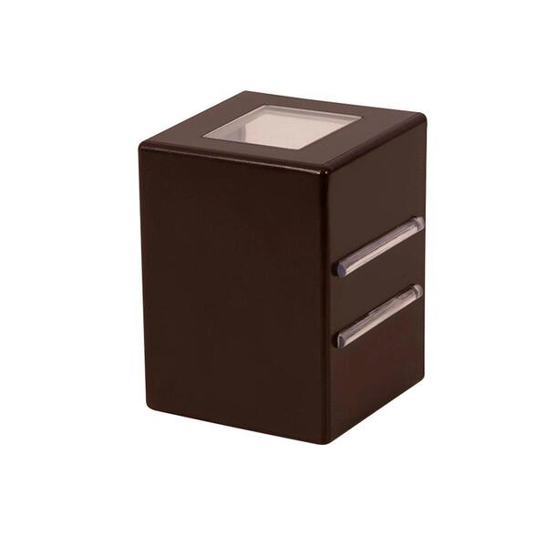 Arandela Policarbonato 4 Aletas 2 Fachos G9 Marrom, Opção: Ma