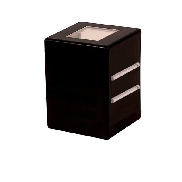 Arandela Policarbonato 4 Aletas 2 Fachos G9 Preta, Opção: Pre