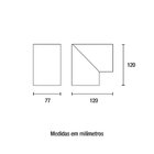 Arandela Polpe Alumínio 12cm Ip54 1 Lâmpada Gu10 Germany Bran