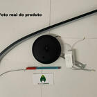 Arandela Polux 11w 60cm Preto Gmh