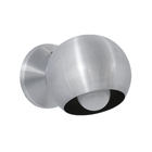 Arandela Prata Metal Boll Inspire