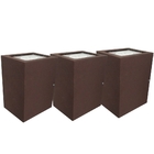 Arandela Premium Marrom Kit Com 3