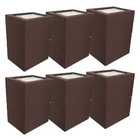 Arandela Premium Marrom Kit Com 6