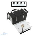 Arandela Preta 2 Frisos Em Alumínio Com 2 Fachos De Luz-g9