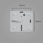 Arandela Preta + Led 5w 3000k Bivolt  Luminária Externa Pared